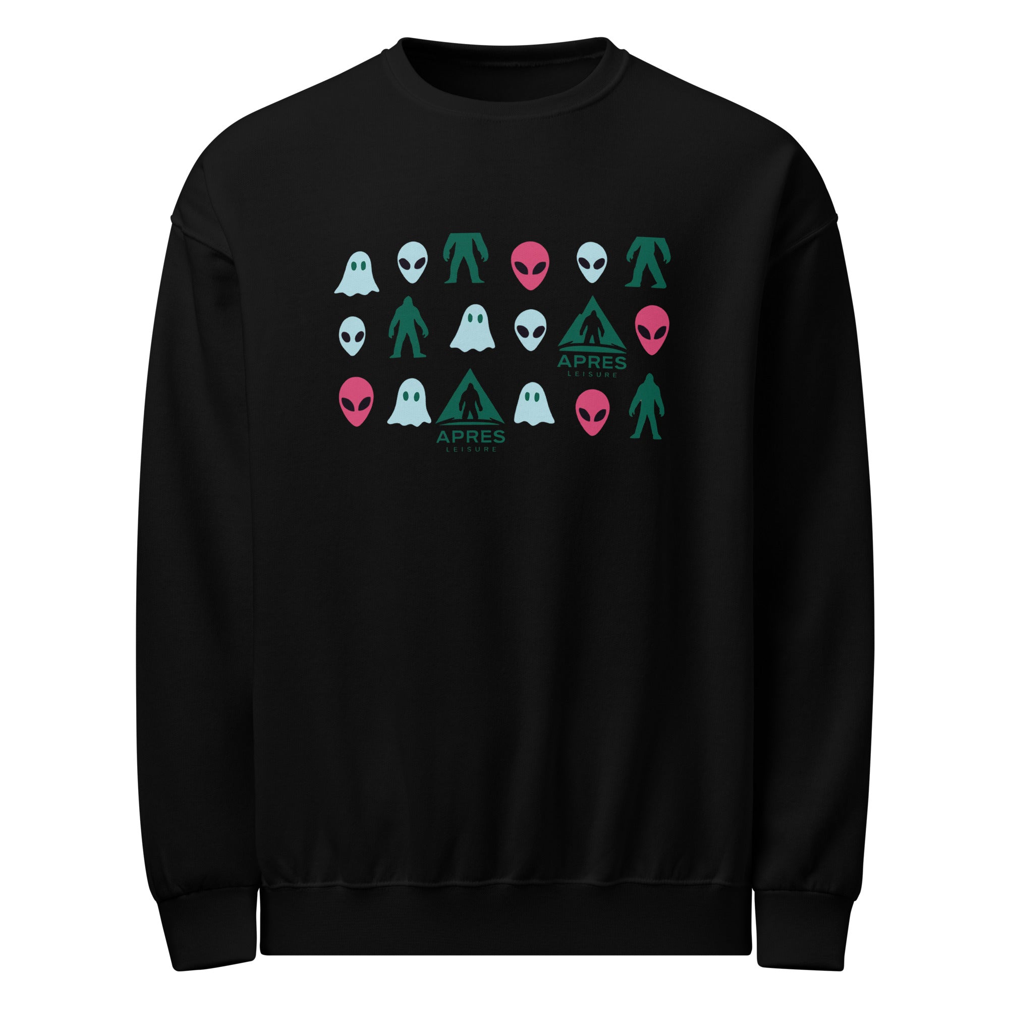 The Pink Sighting Crewneck - Black